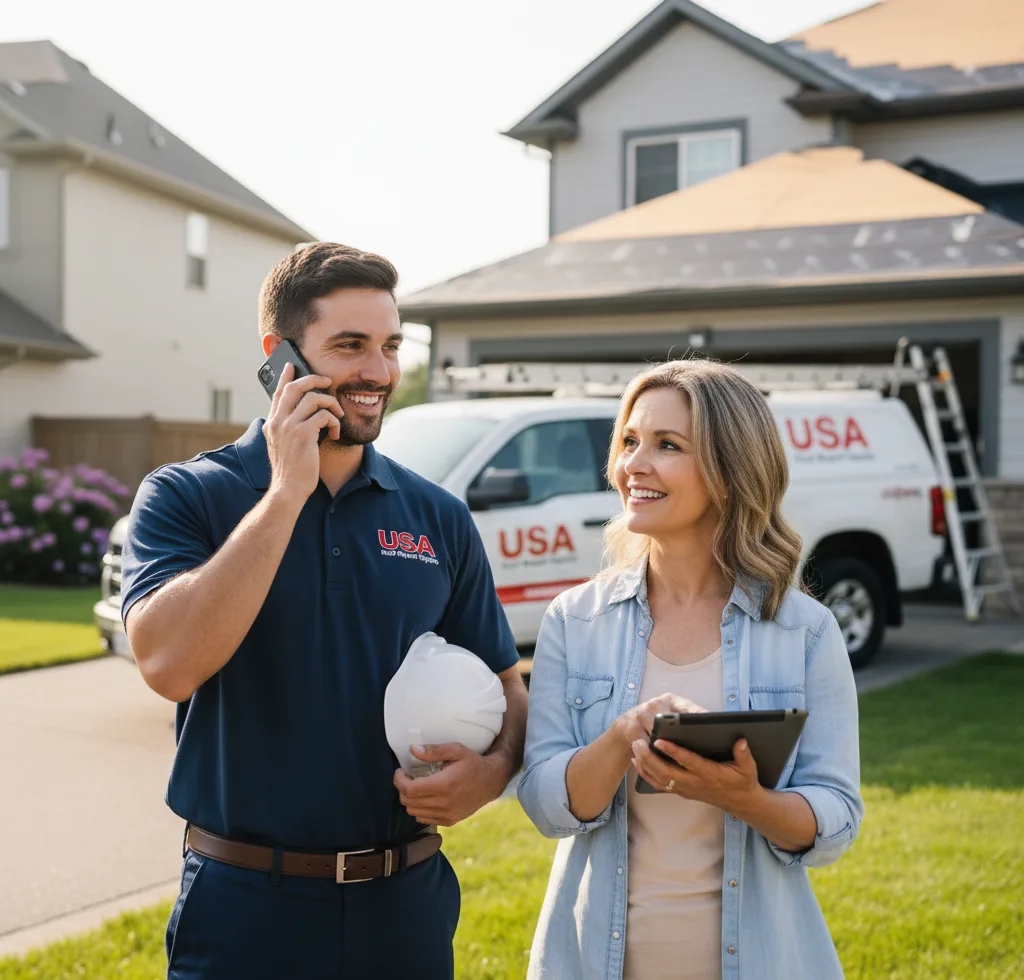 USA Roof Repair Experts customer support in Waynesboro